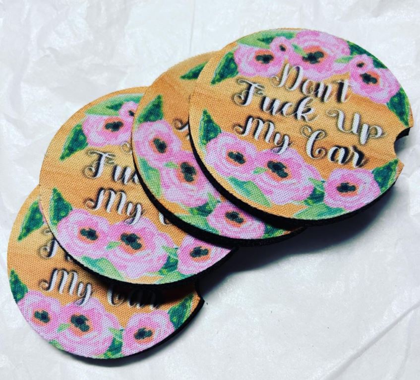 2 Custom Car Coasters 1 Pair