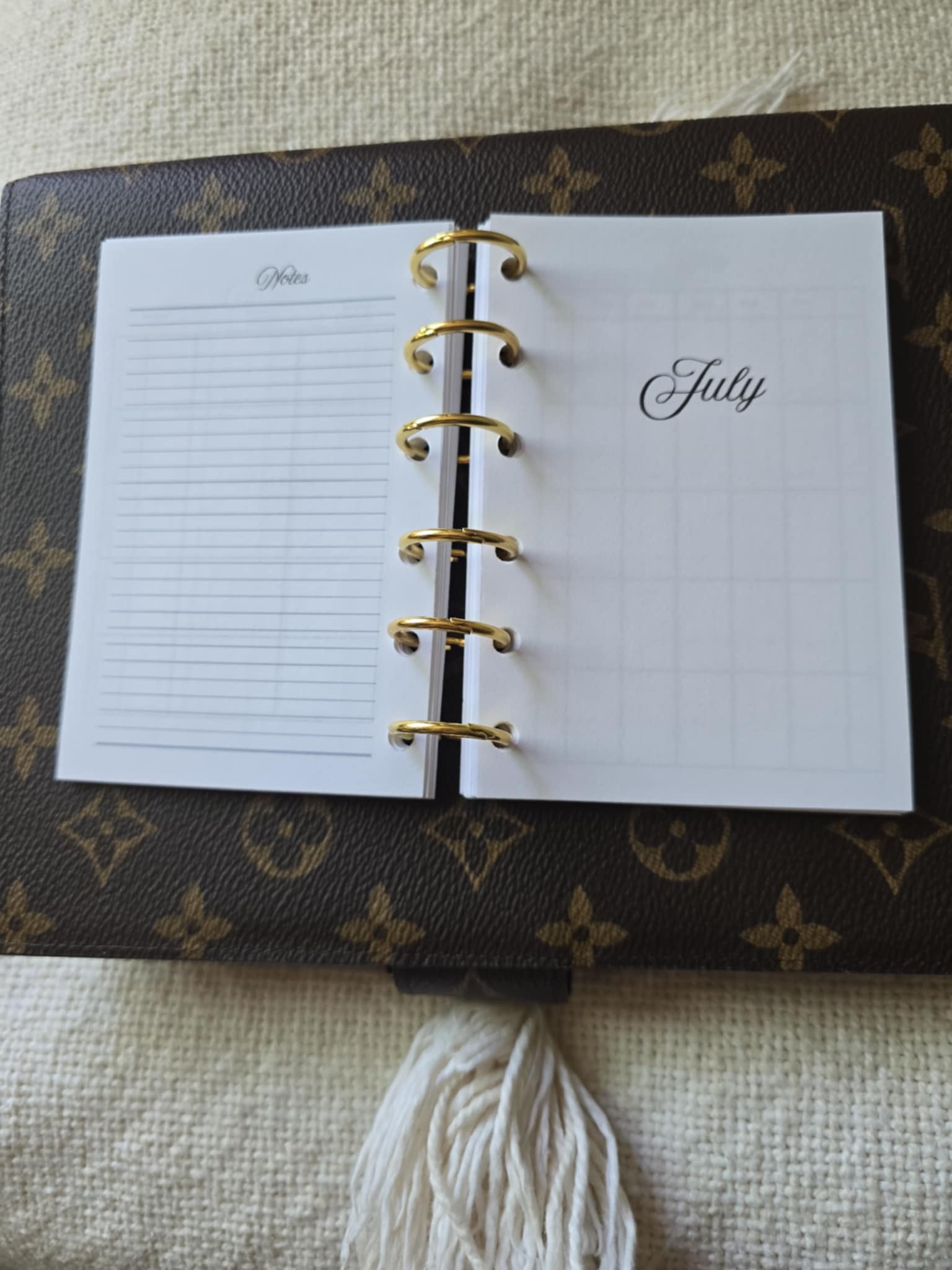 A7 Planner Inserts PM Pocket Sized