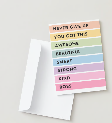 Never Give Up Greeting Card