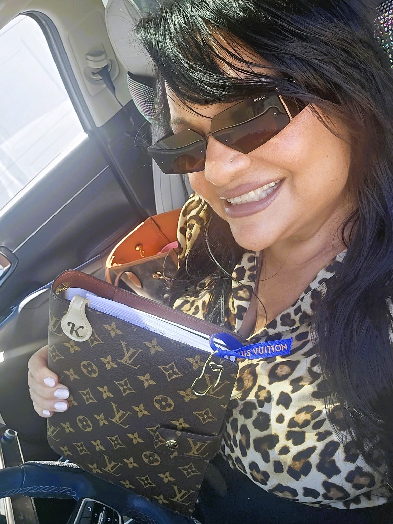 Bookmark Magnetic Vegan Leather Personalized