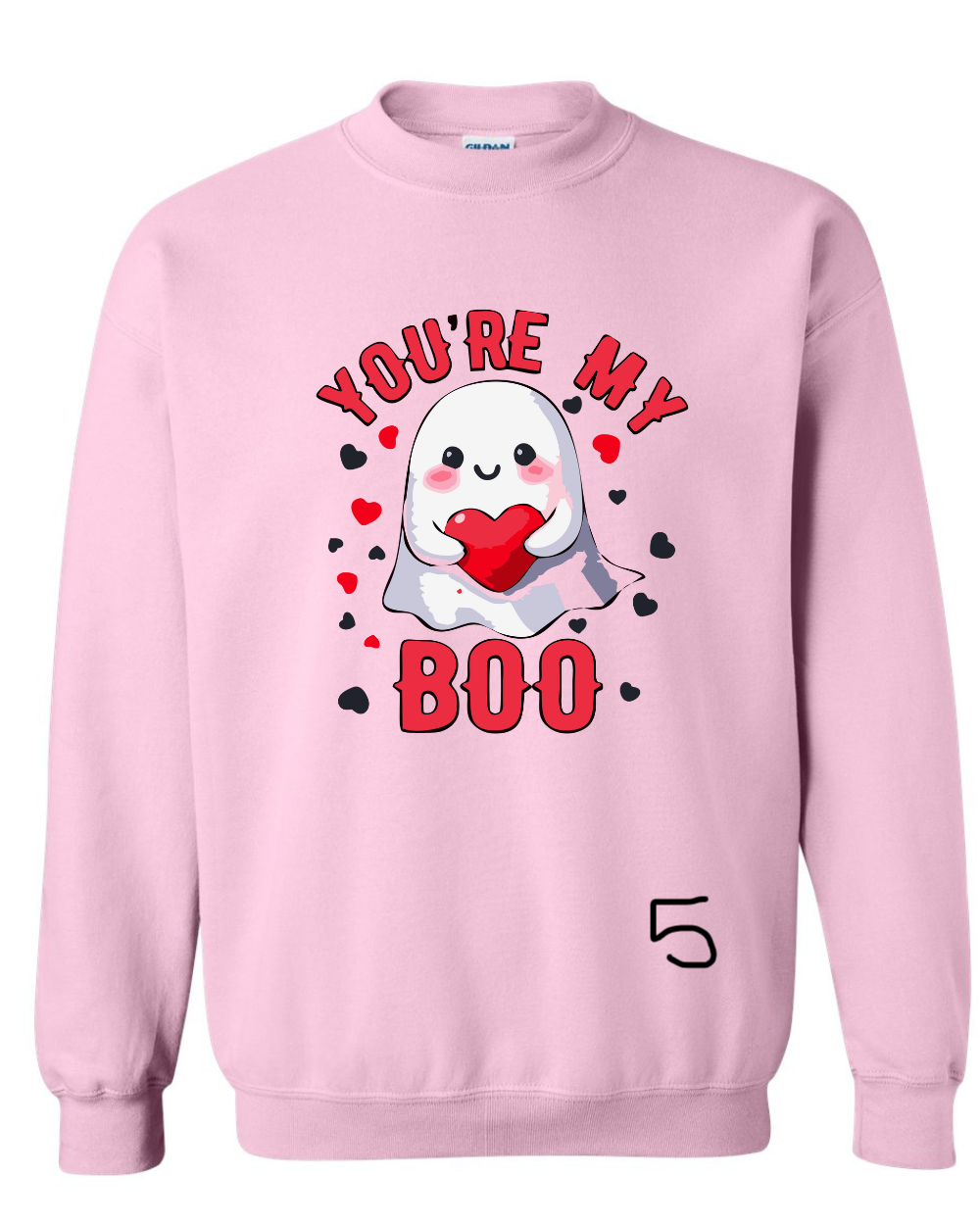 Spring time Boo-Jee Ghost and Mushroom Sweatshirts