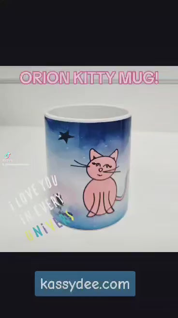 ORION KITTY Galaxy Mug 12 OZs