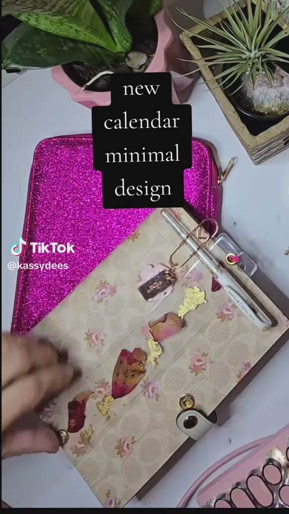 A5 Slim Inserts for Coach Agenda-monthly