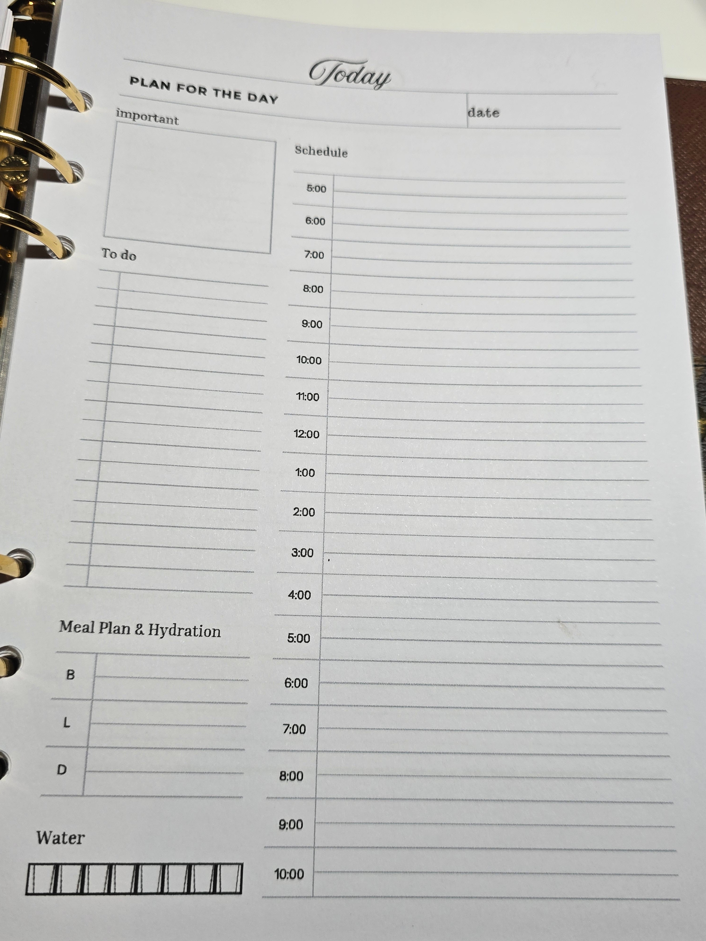 Daily and Notes Inserts