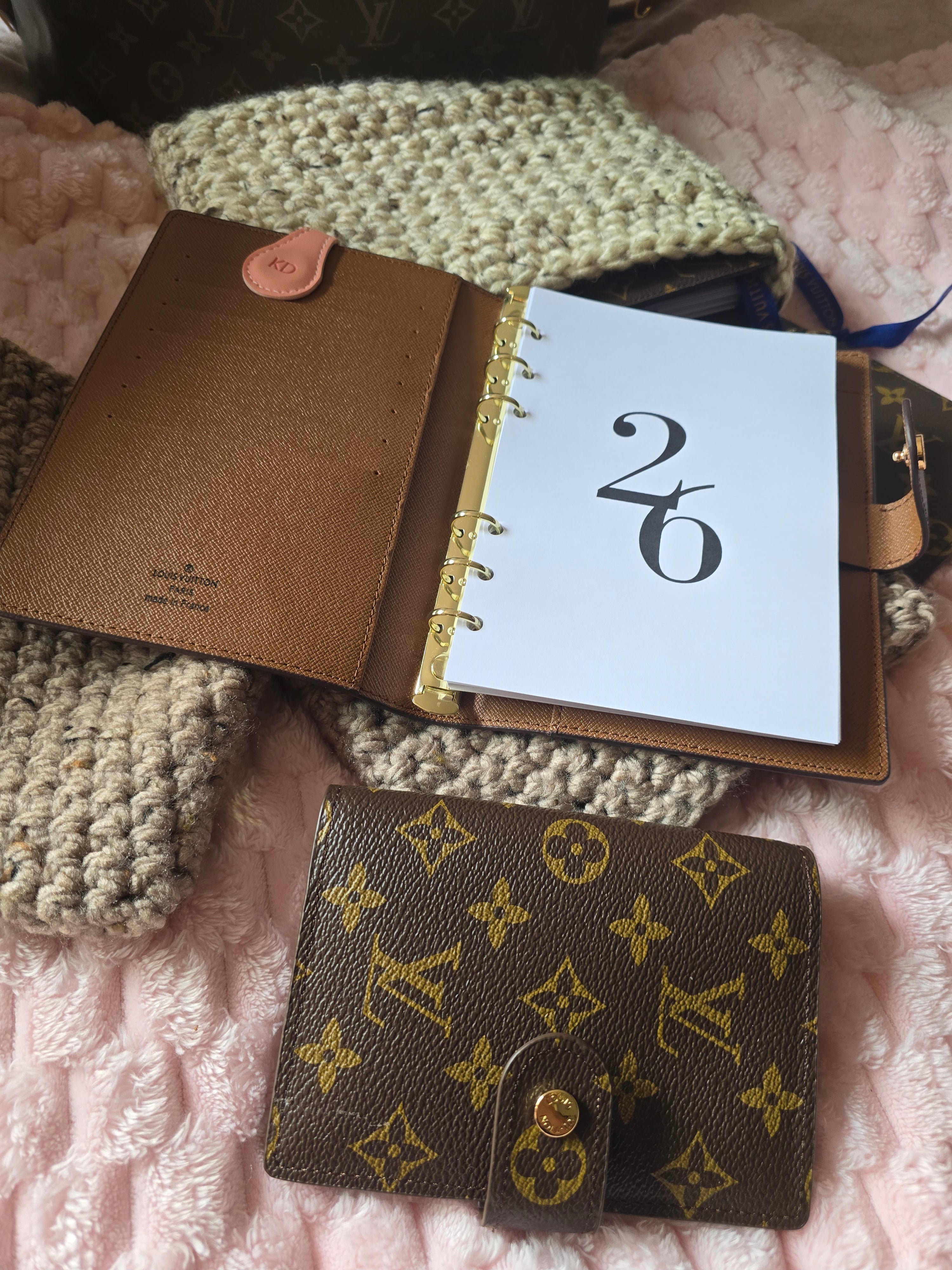 PERSONAL WIDE Inserts Fits LV MM WIDE Agenda