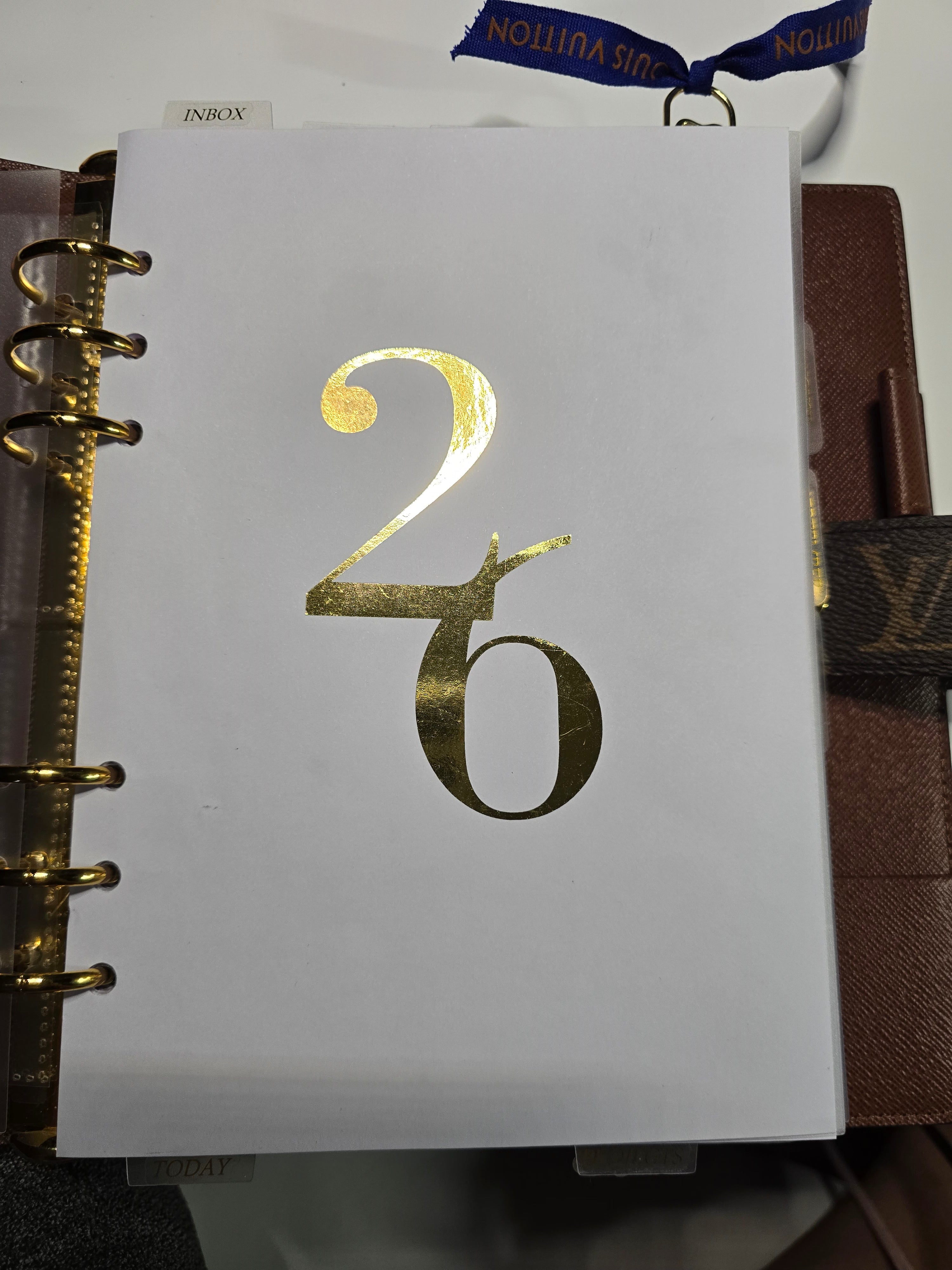 GOLD FOILED FRONT PAGE "26"