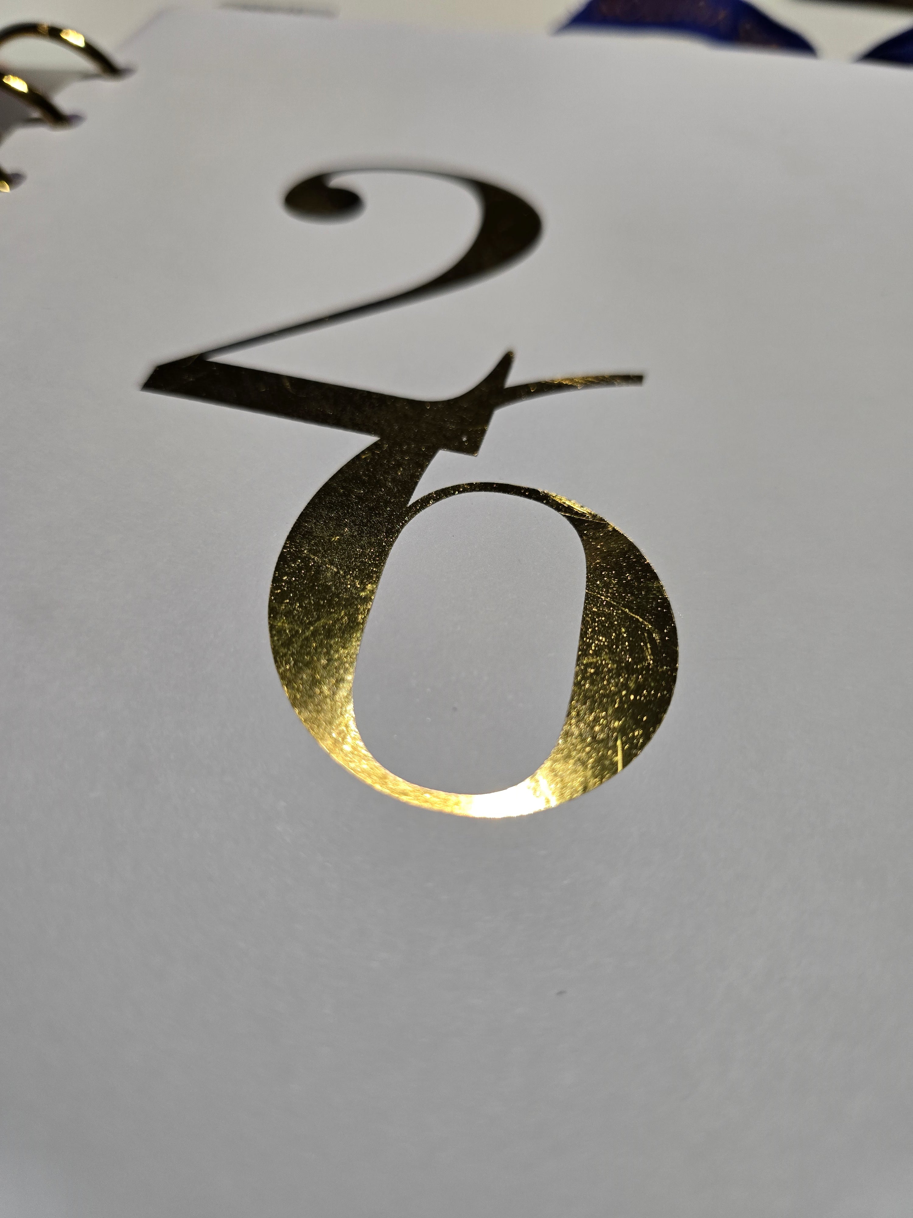 GOLD FOILED FRONT PAGE "26"