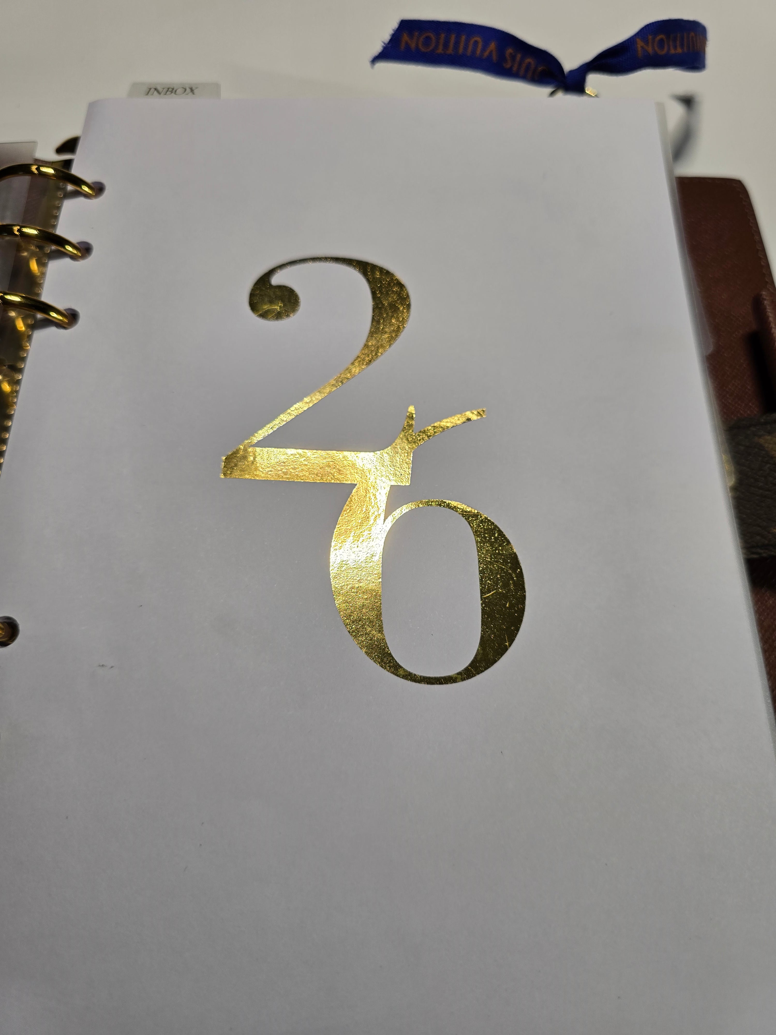 GOLD FOILED FRONT PAGE "26"