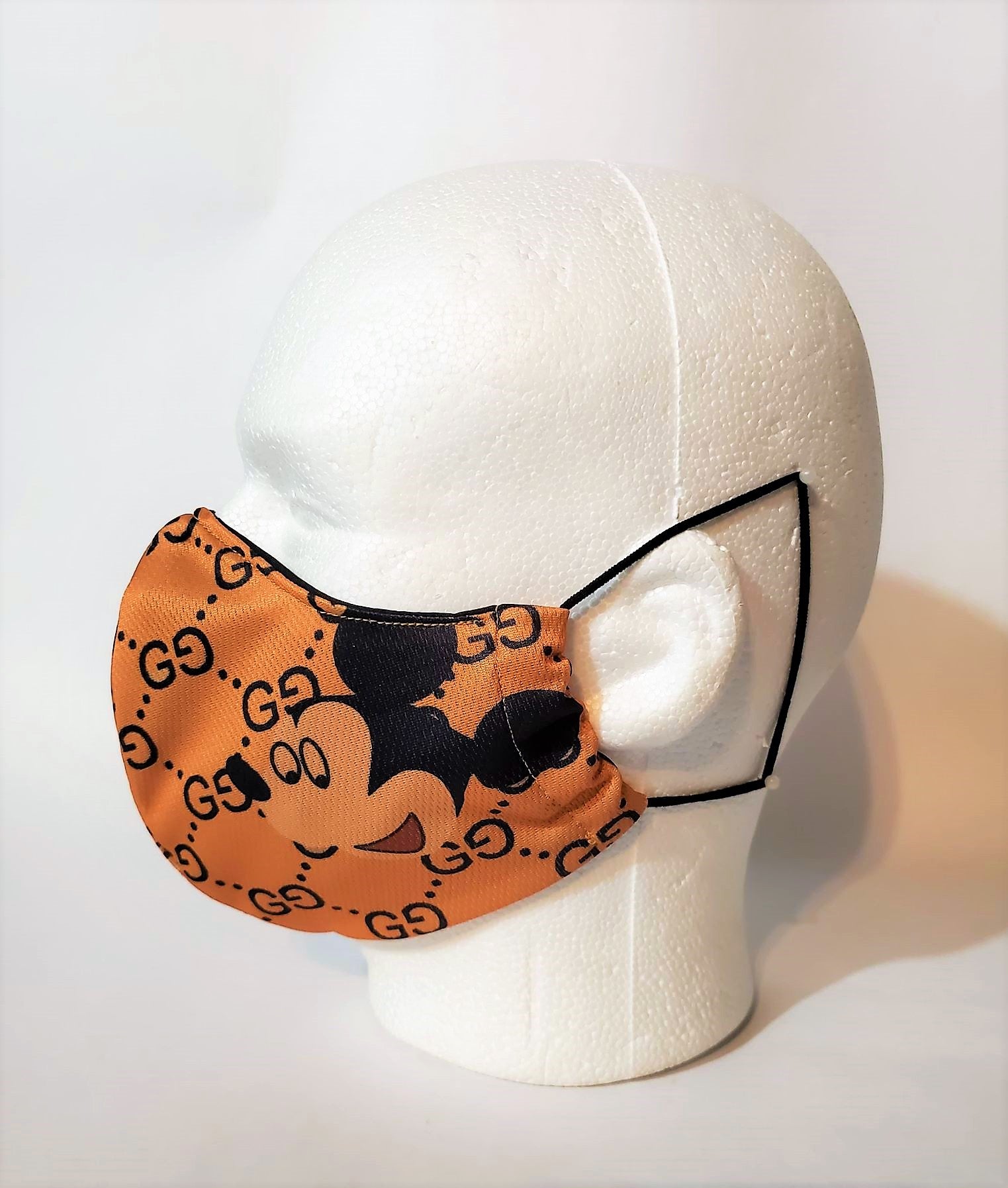 Mouse GG Logo Adult Face Mask Organic Cotton