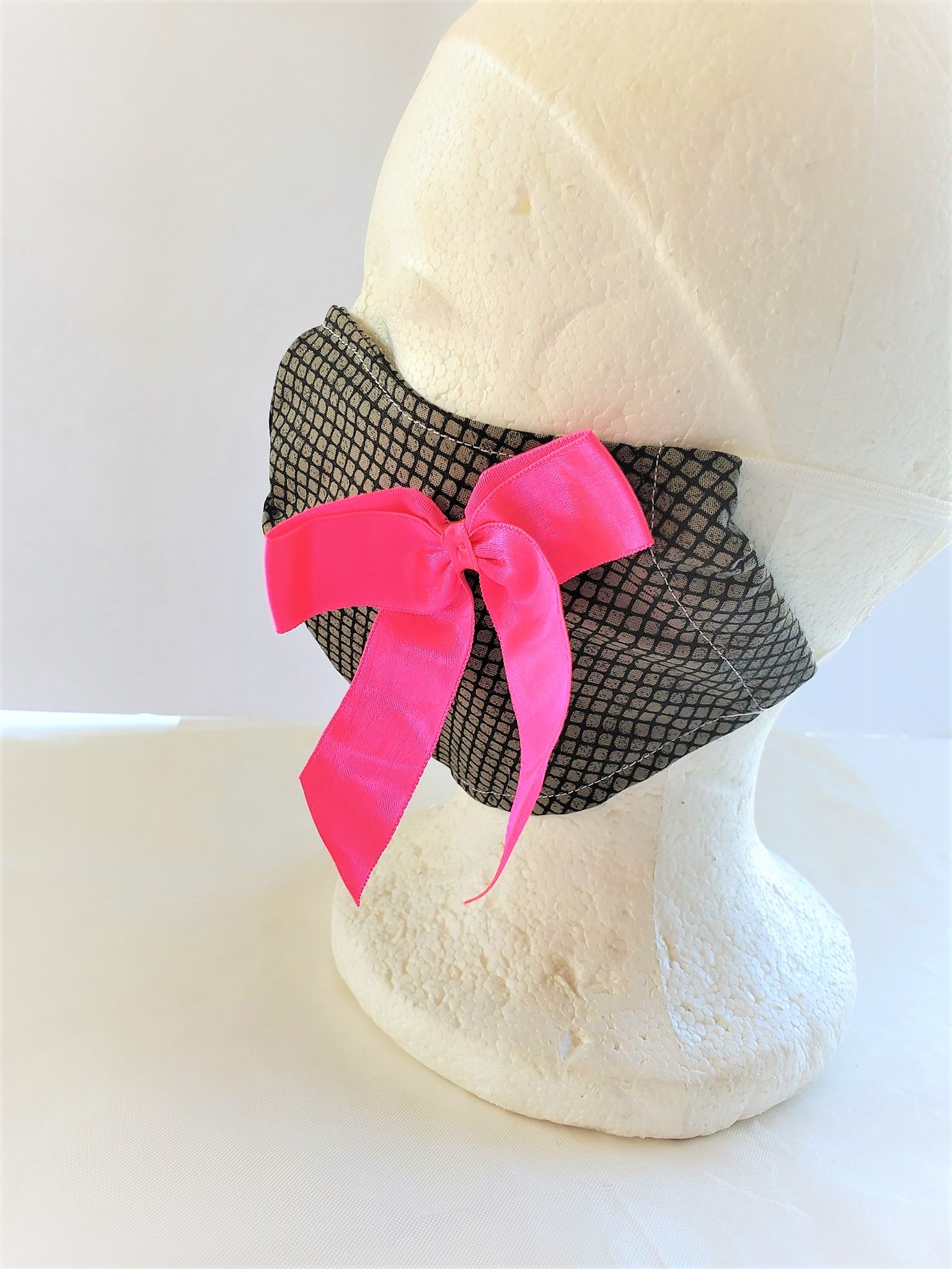 Pink Bow Cotton Mask