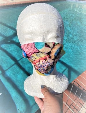 Pan Dulce Mexican Sweet Bread Adult Face Mask Organic Cotton