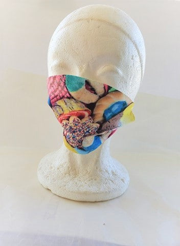 Pan Dulce Mexican Sweet Bread Adult Face Mask Organic Cotton