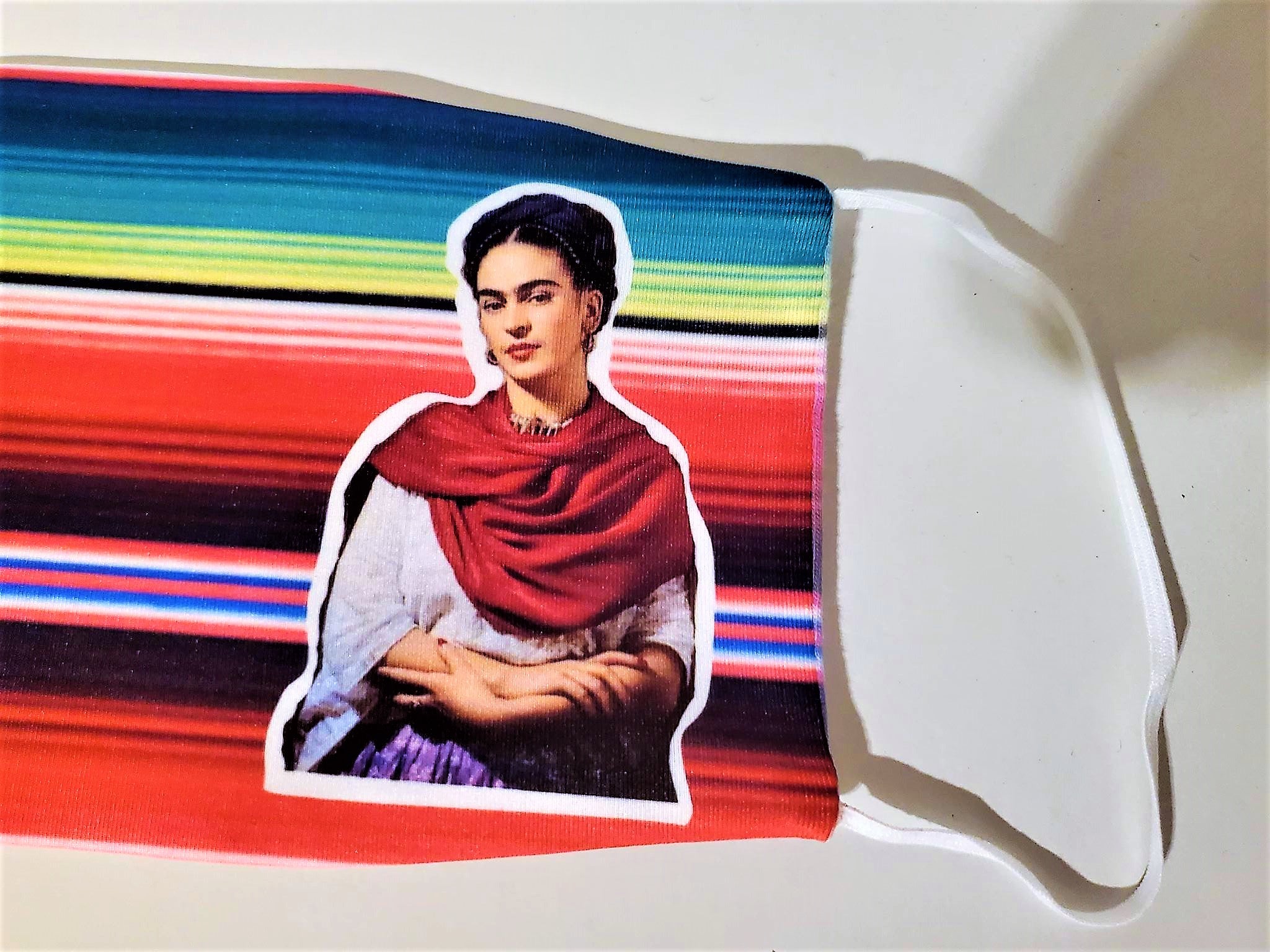 Frida Kahlo Zarape Adult Face Mask Organic Cotton