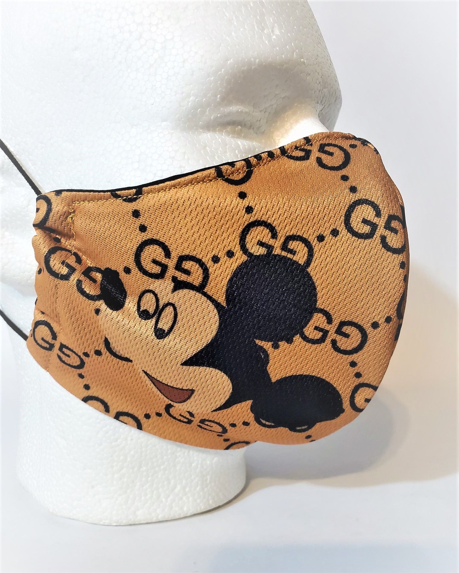 Mouse GG Logo Adult Face Mask Organic Cotton