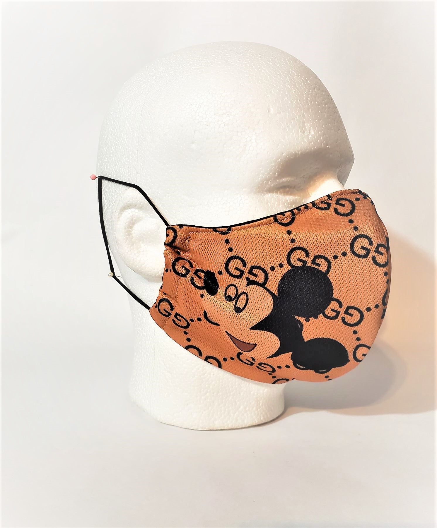 Mouse GG Logo Adult Face Mask Organic Cotton