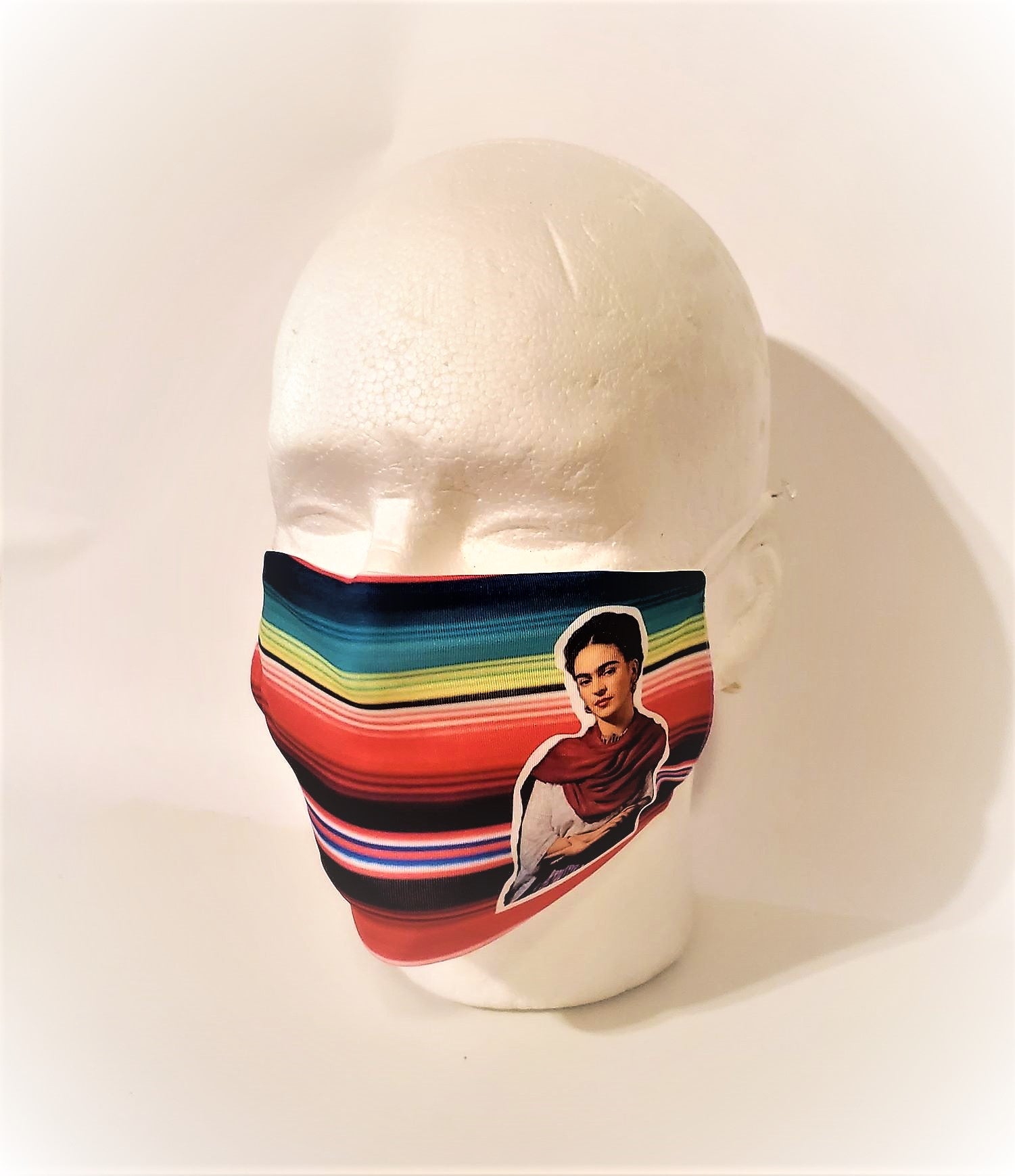 Frida Kahlo Zarape Adult Face Mask Organic Cotton