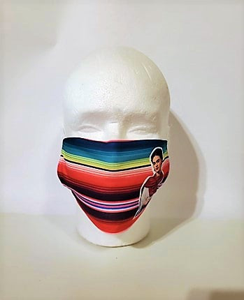 Frida Kahlo Zarape Adult Face Mask Organic Cotton