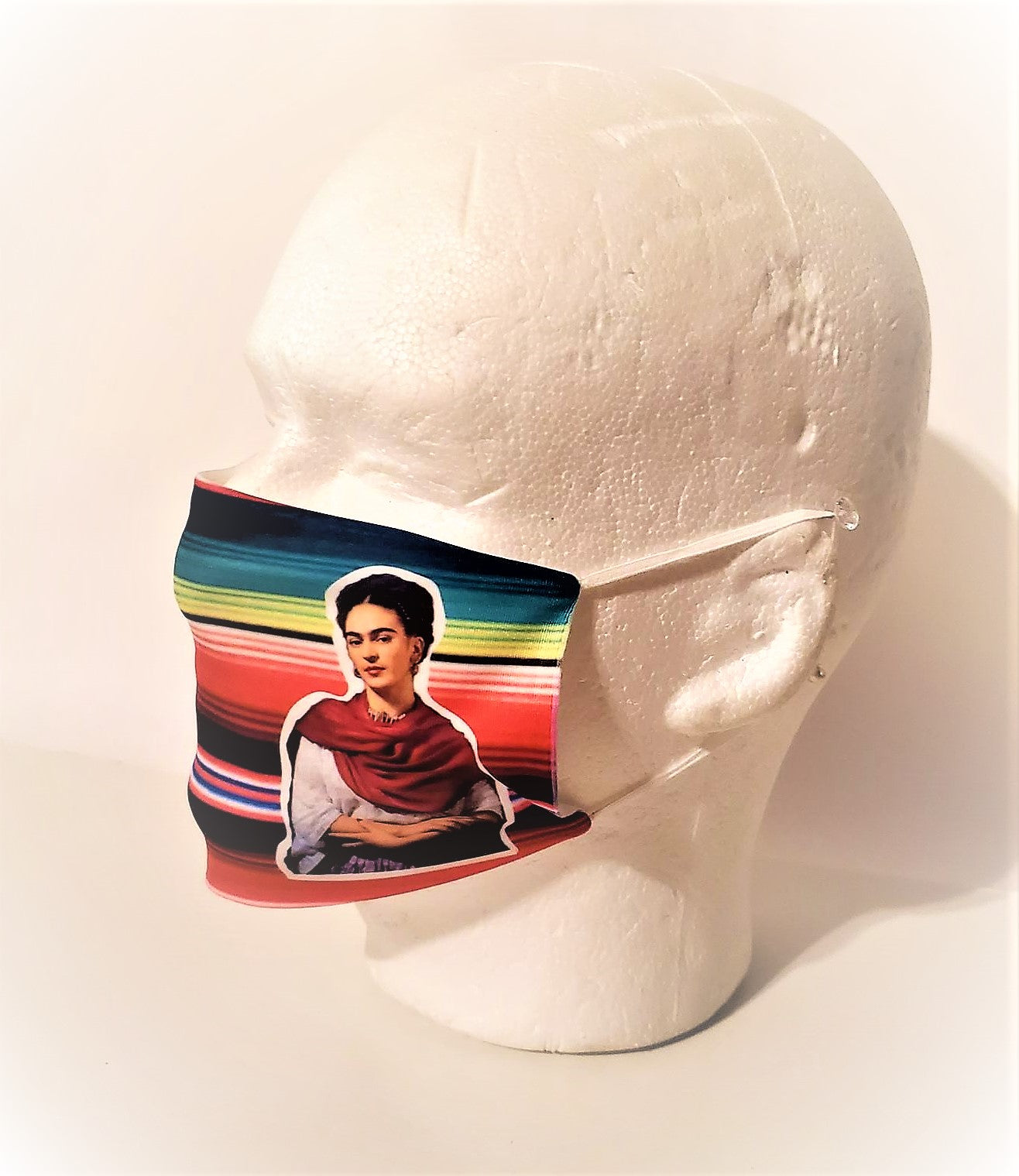 Frida Kahlo Zarape Adult Face Mask Organic Cotton