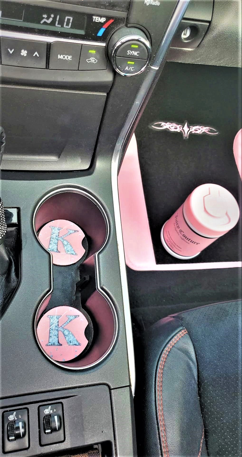 Pink Diamond 2 Car Coasters