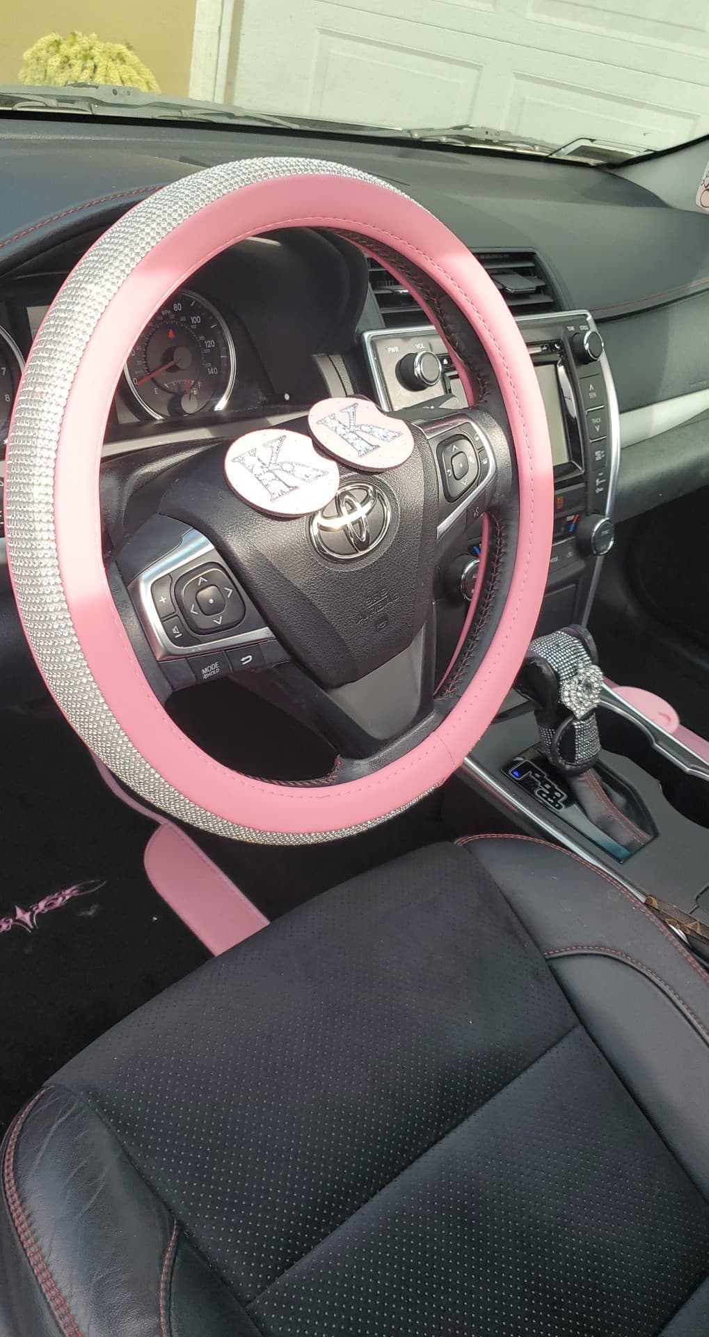 Pink Diamond 2 Car Coasters