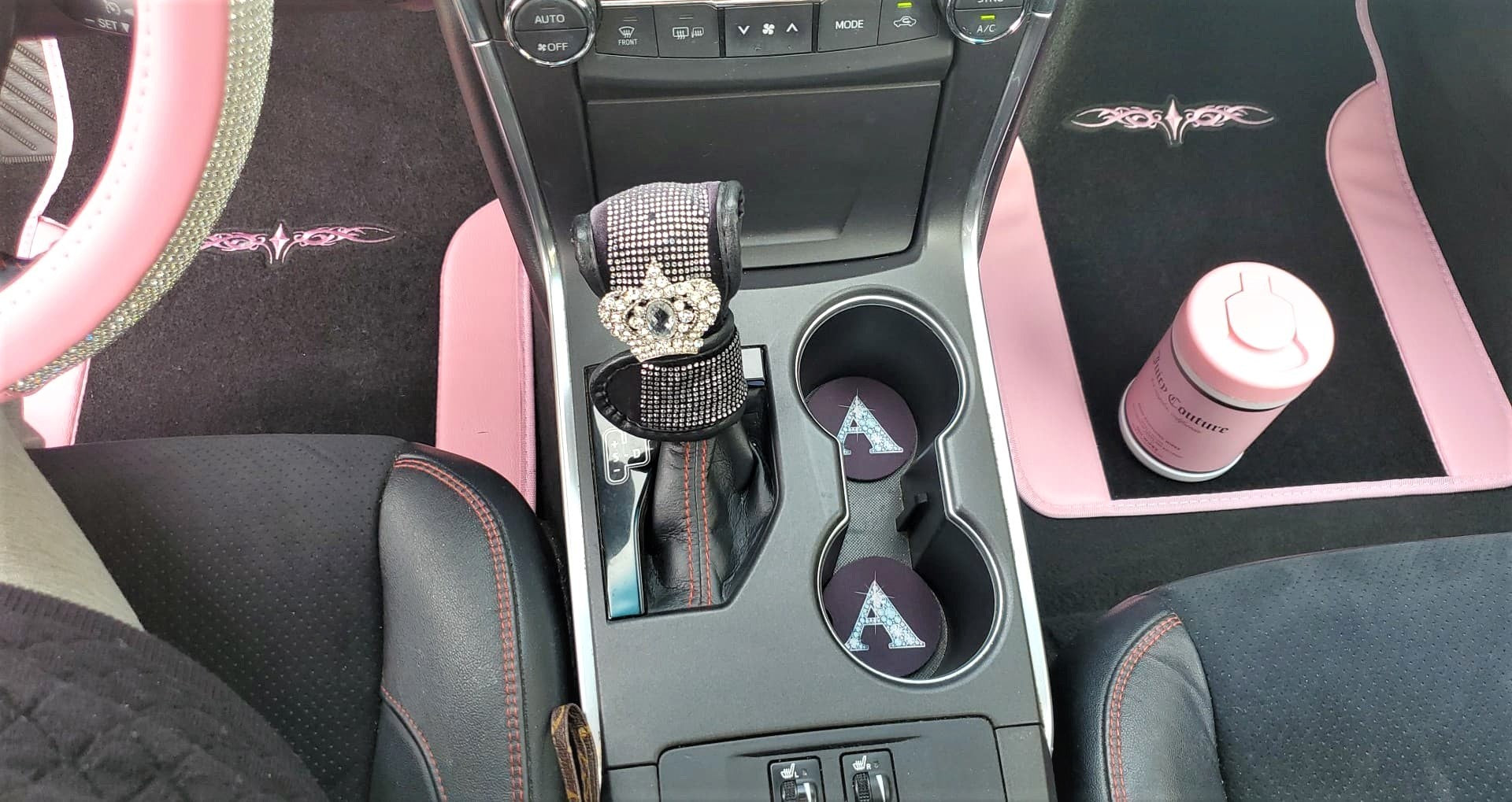 Pink Diamond 2 Car Coasters