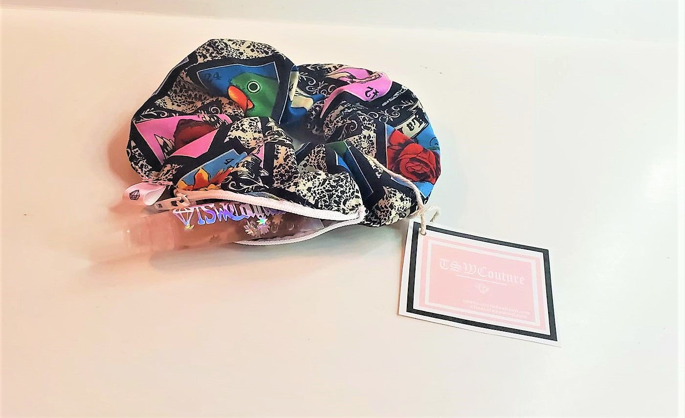 LOTERIA ZIPPER SCRUNCHY WITH ZIPPER TALL