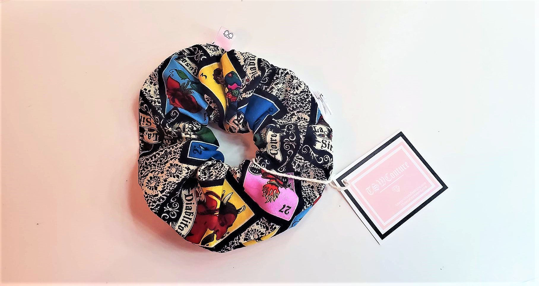 LOTERIA ZIPPER SCRUNCHY WITH ZIPPER TALL