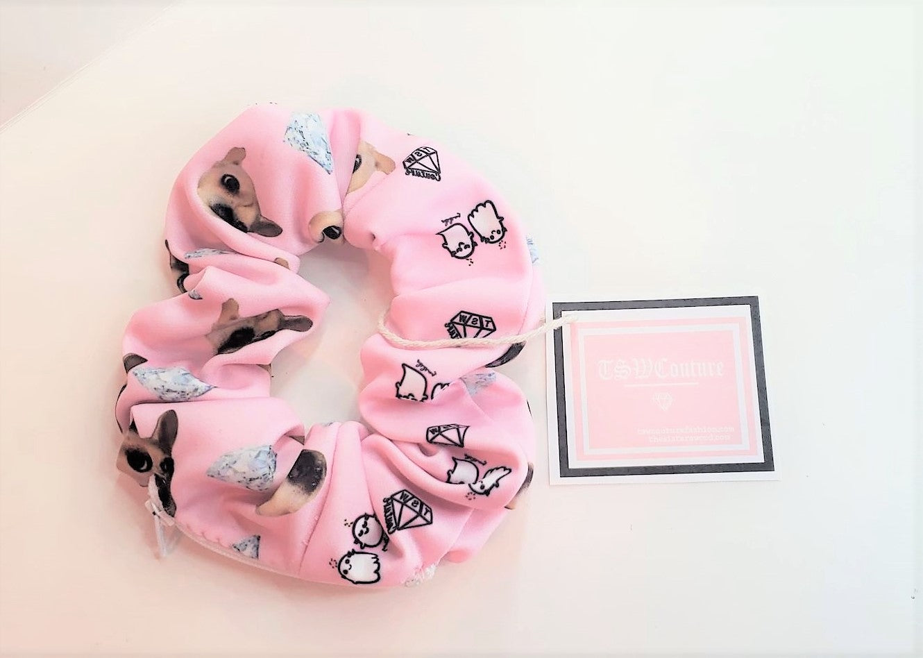 CUSTOM SCRUNCHY WITH ZIPPER TALL