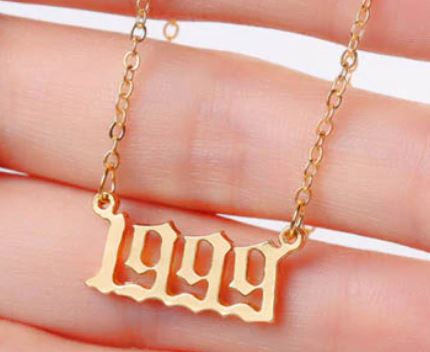 Year Number Necklace