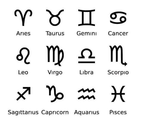 Zodiac Sign Earrings