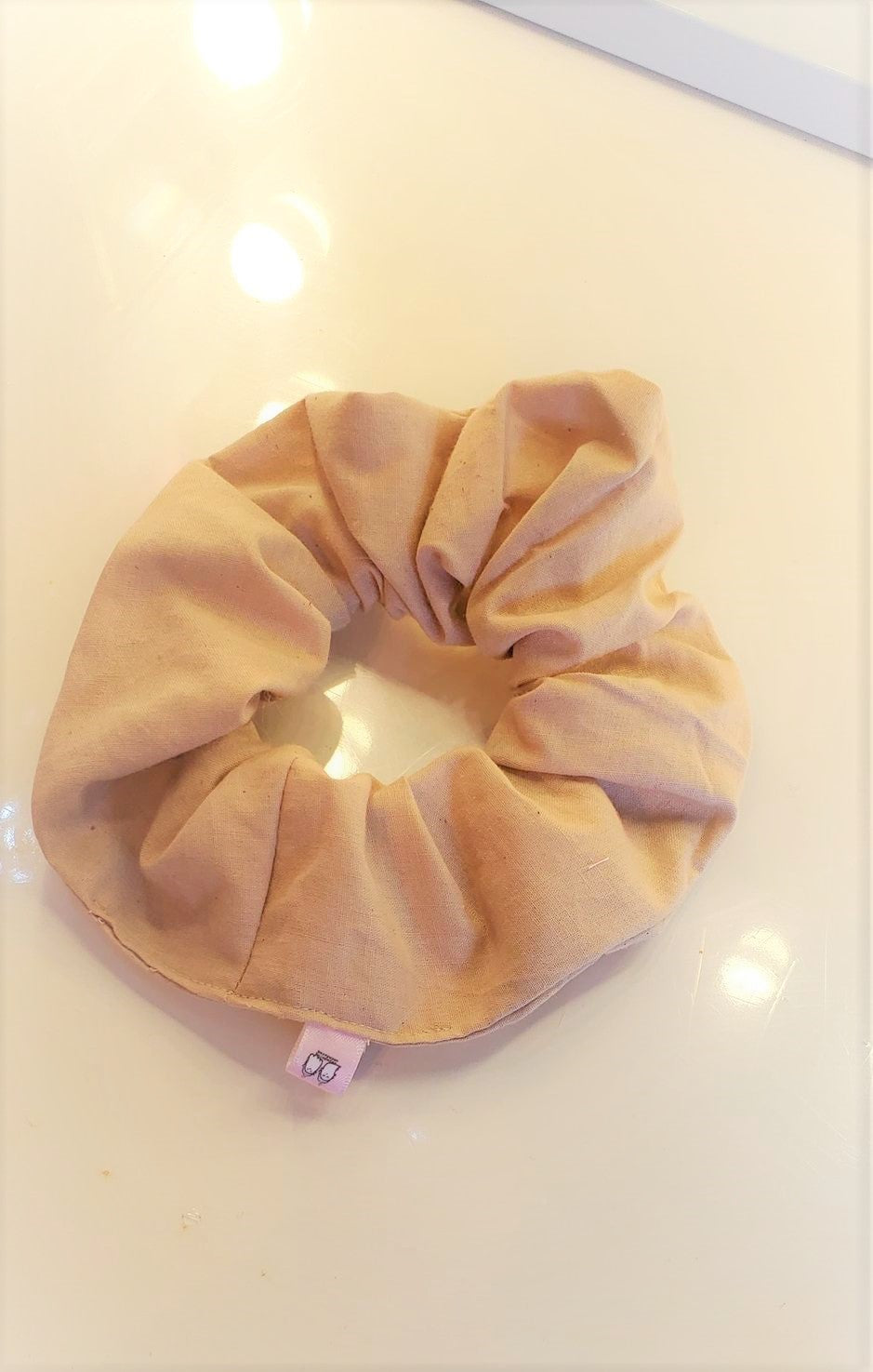 BEIGE SCRUNCHY TALL