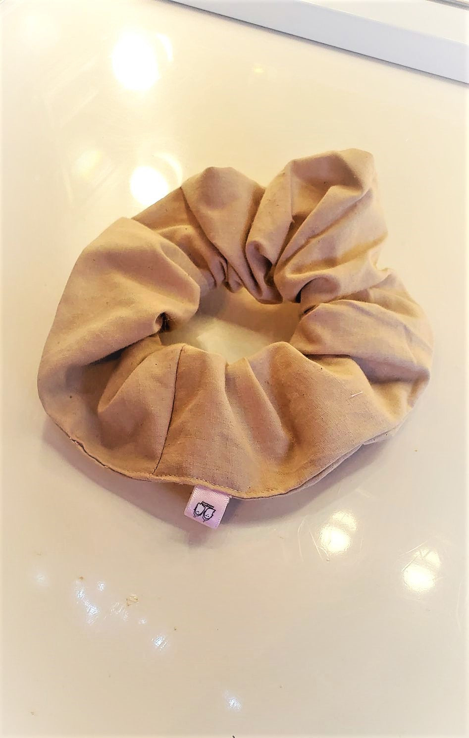 BEIGE SCRUNCHY TALL