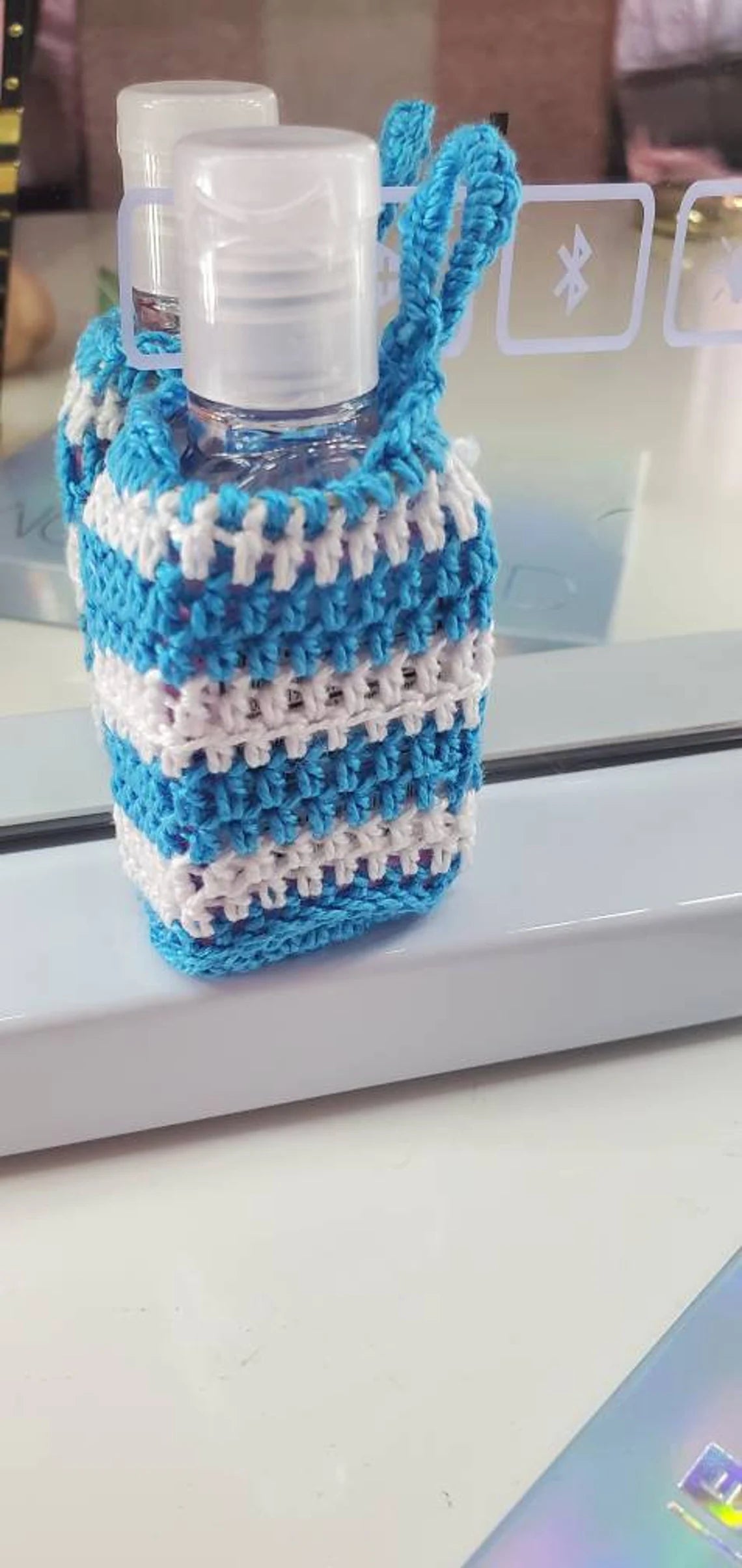 Crochet Hand Sanitizer Holder