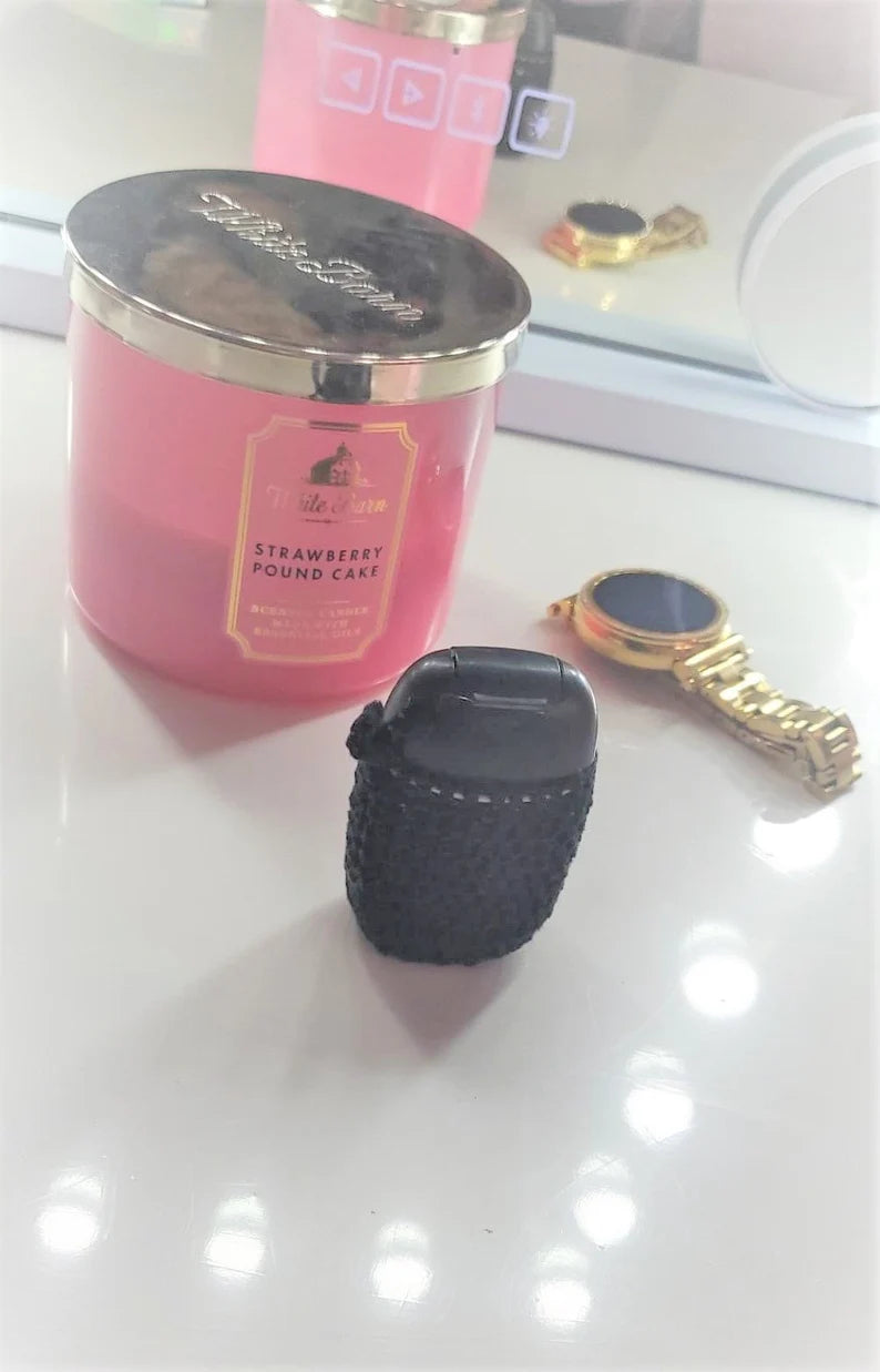 Crochet Hand Sanitizer Holder