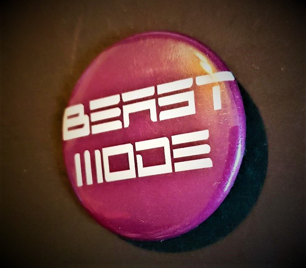 BEAST MODE PIN Button 1.5"