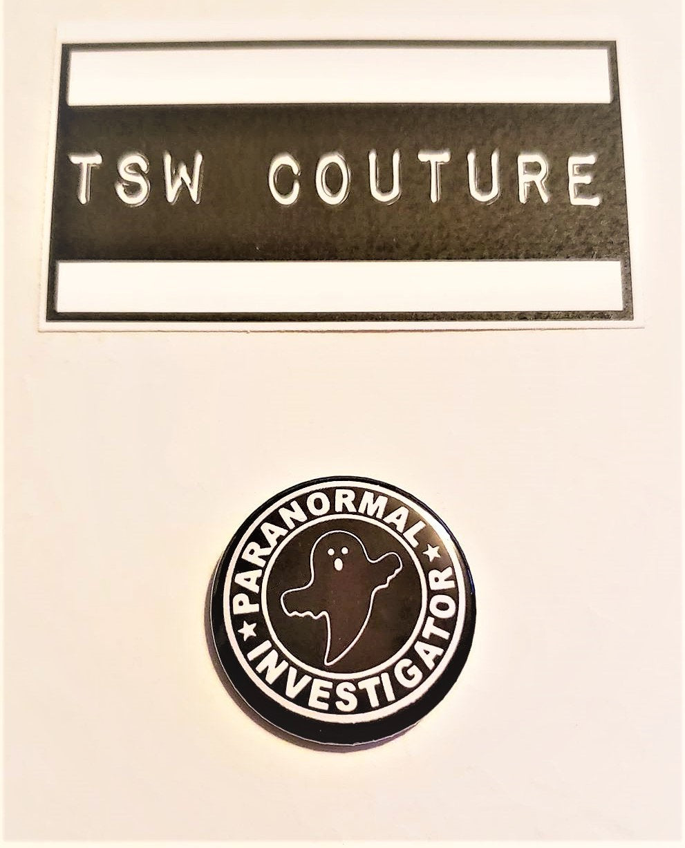 DARK SET 4 PINS Buttons 1.5" Paranormal Evp Ouija Not Today Satan