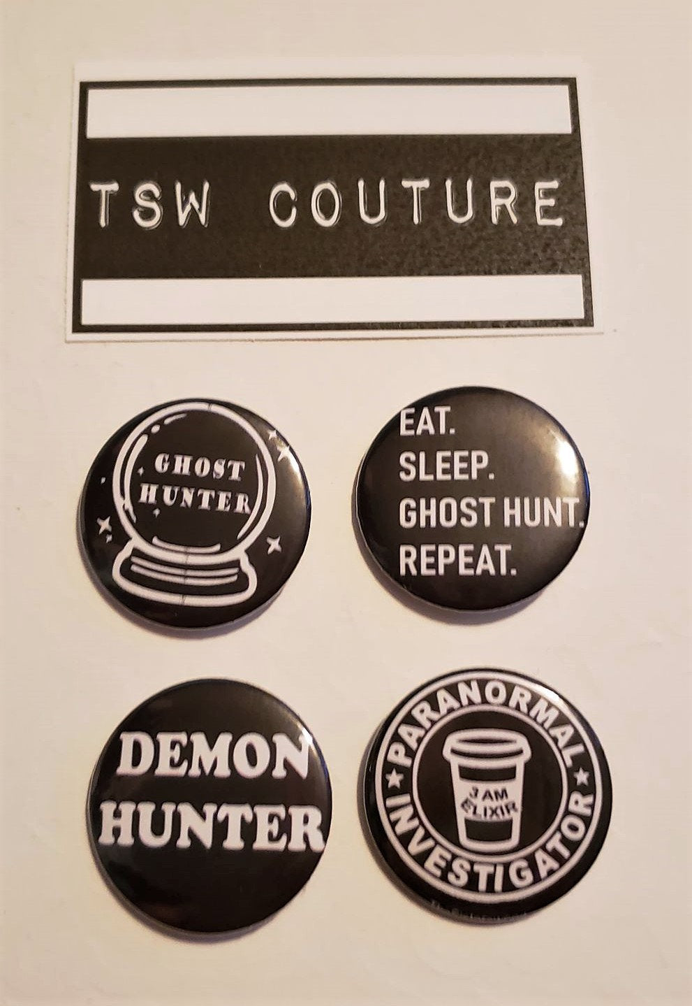 DARK SET 4 PINS Buttons