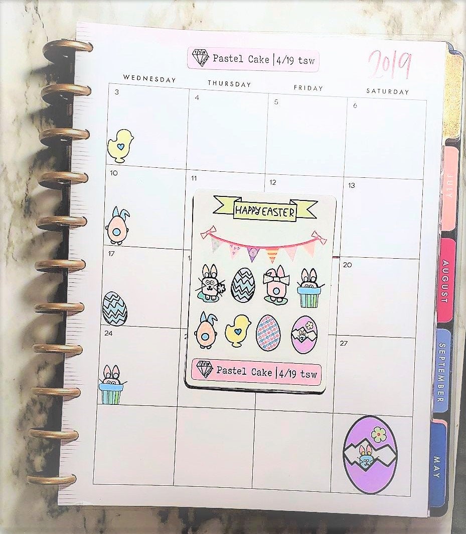 PASTEL CAKE deco stickers