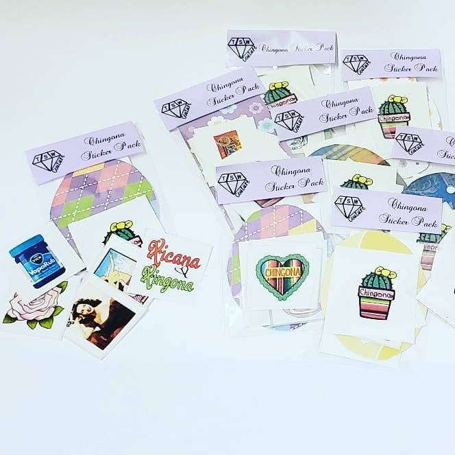 CHINGONA STICKER PACK 7 Stickers in One Pack
