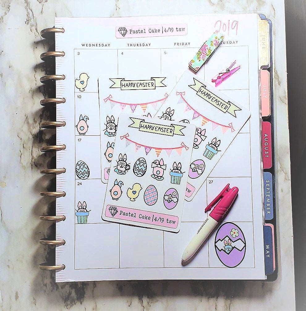 PASTEL CAKE deco stickers