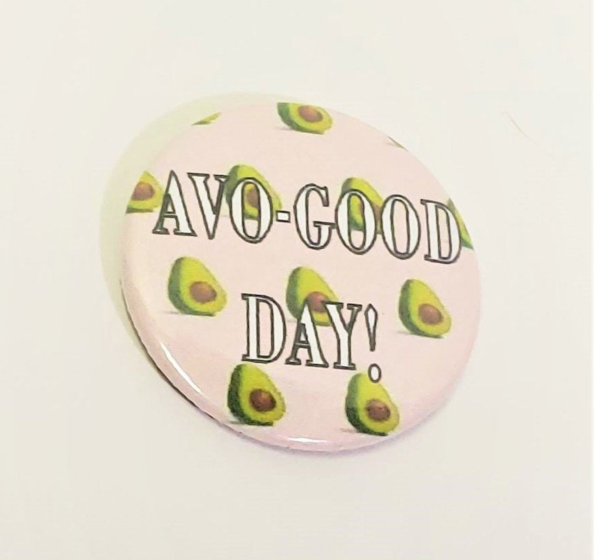 AVOCADO PIN BUTTON
