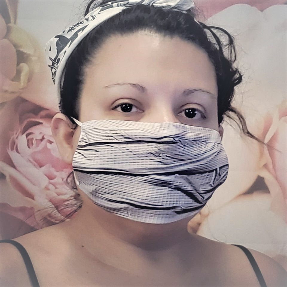 DUCT TAPE Print Adult Face Mask Double Layer 100%