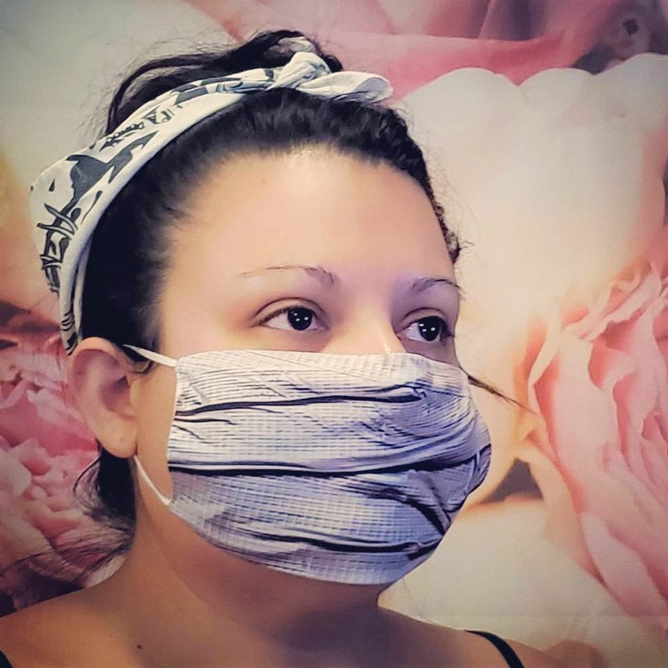 DUCT TAPE Print Adult Face Mask Double Layer 100%