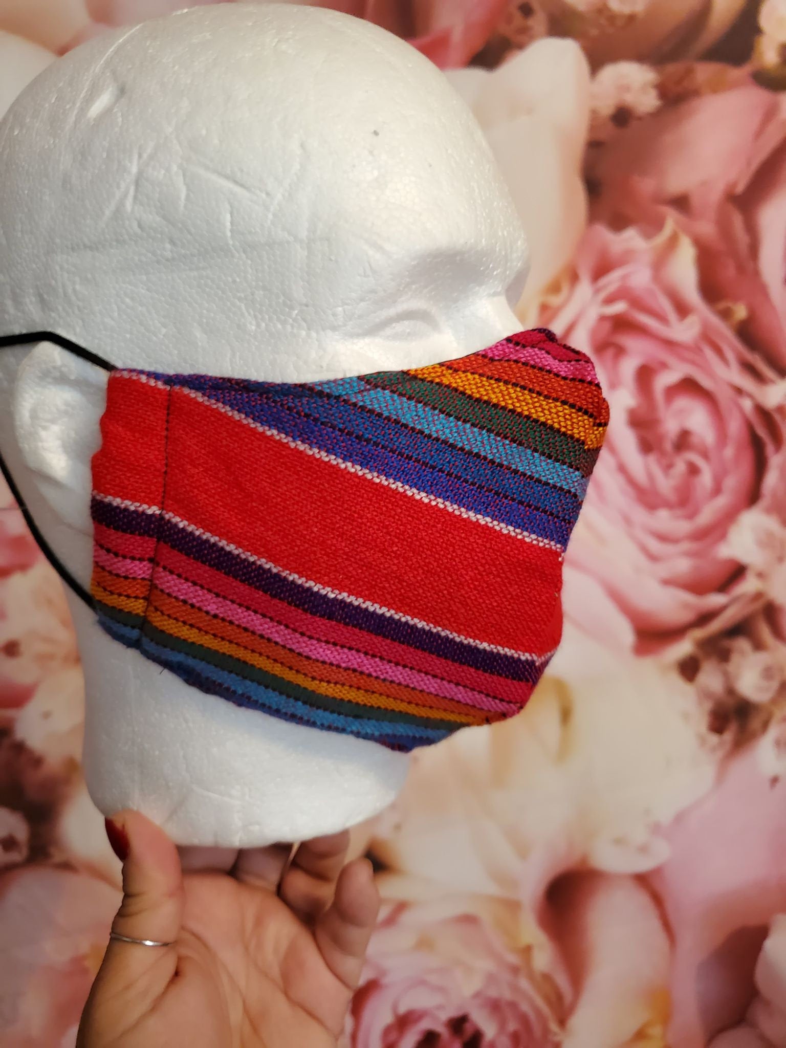 ZARAPE Adult Face Mask Double Layer Face Cover Washable Reusable Made in Orange, California