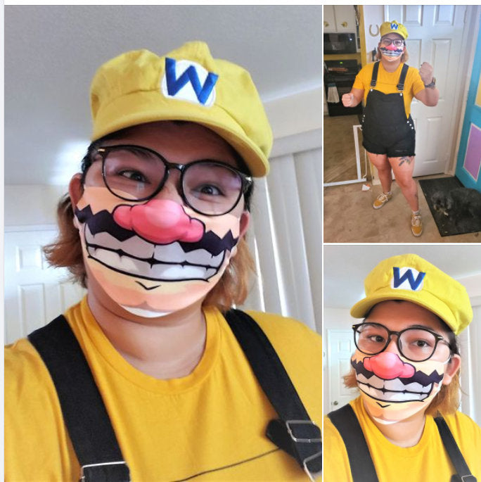 WARIO Face Mask Double Layer 100% Organic Cotton