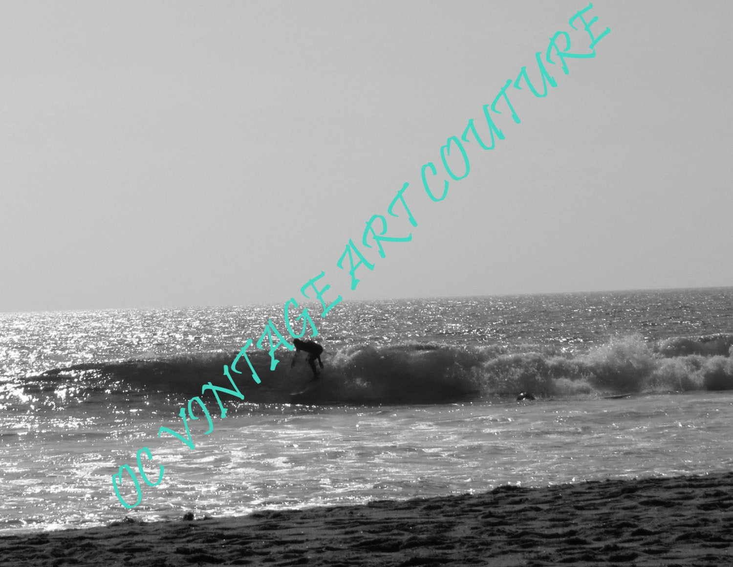 BLACK WHITE Newport Beach California SURFER  relaxed natural picture of the Pacific Ocean in Orange County