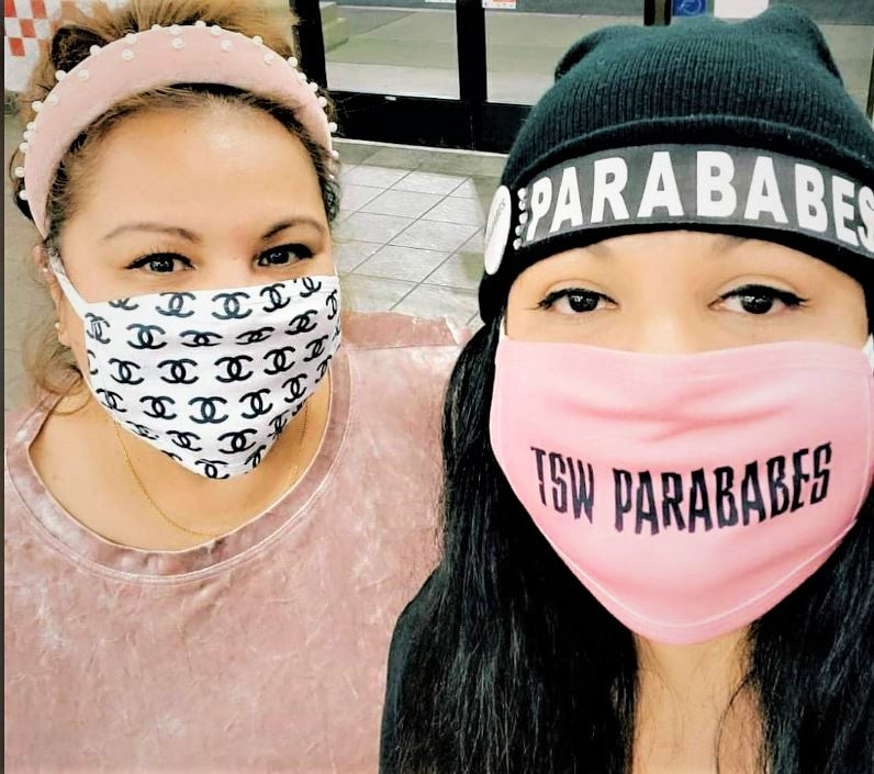 "Mermaid Luver" Adult Face Mask Organic Cotton