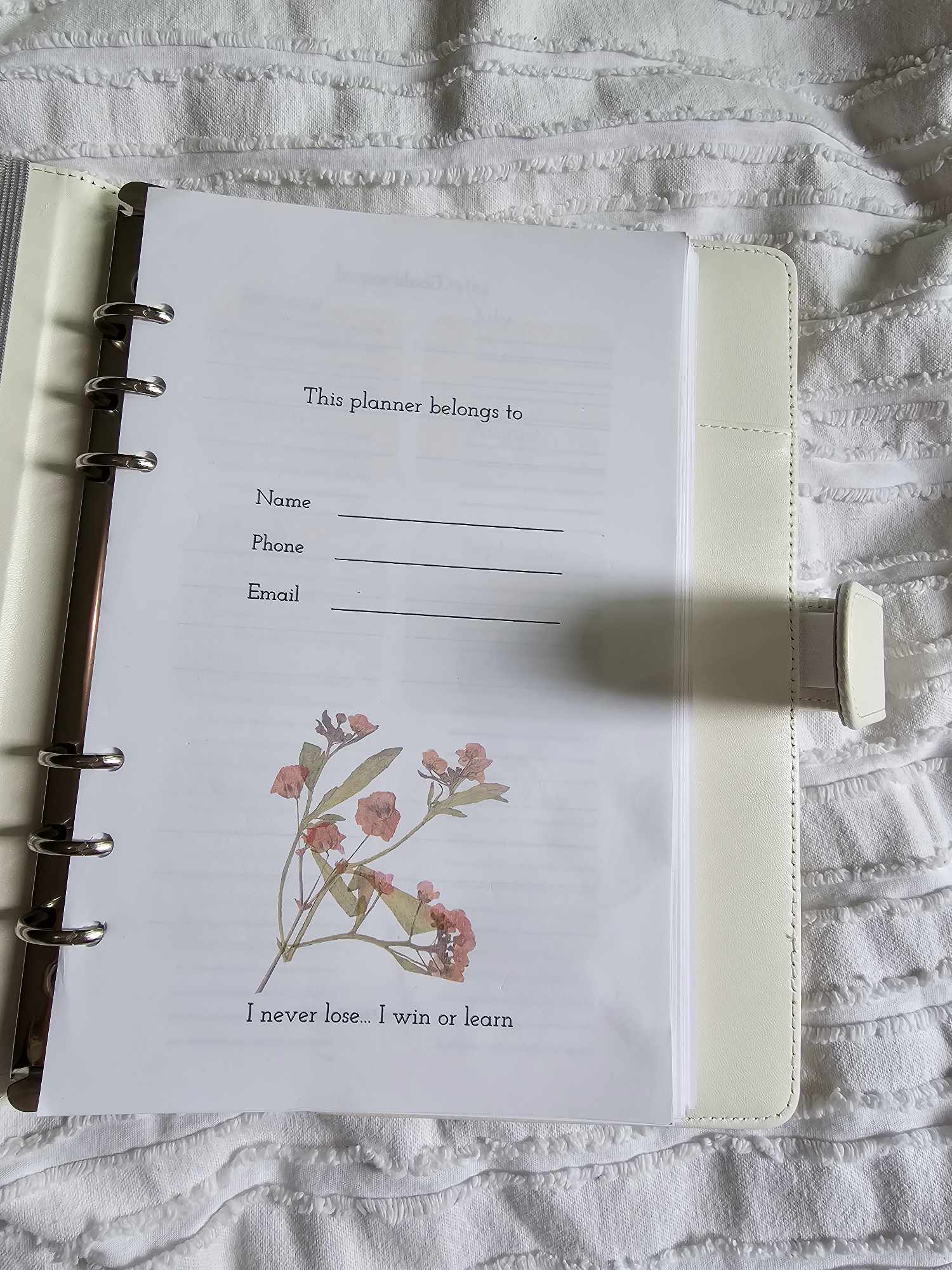 Undated Planner