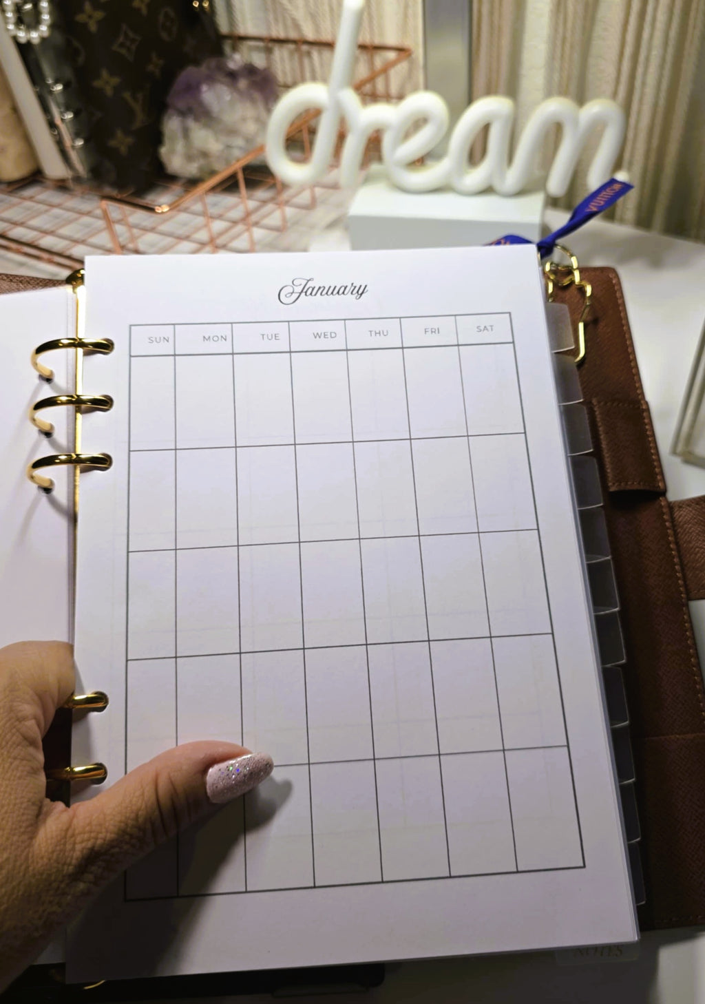 Minimal 2026 A5 Planner Inserts