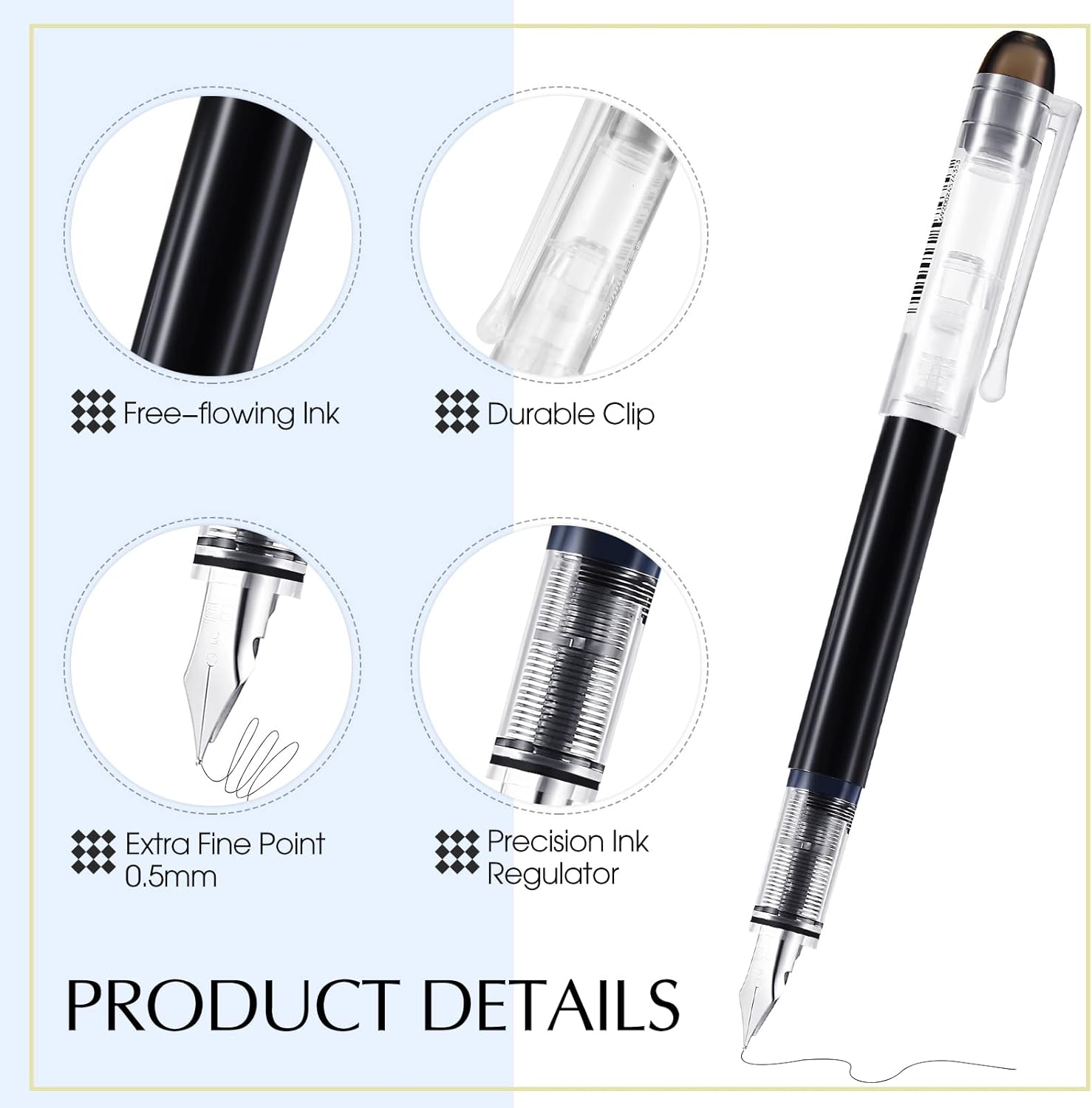 FOUNTAIN PEN-Black Ink